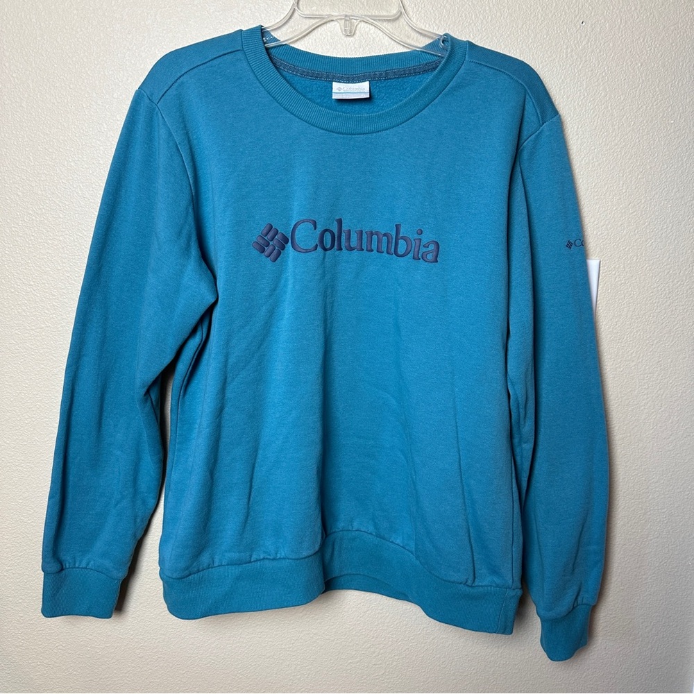 Columbia Women's Blue Crewneck Sweatshirt | Size XL
